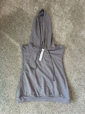 HALARA Gray Sleeveless Hoodie Tank